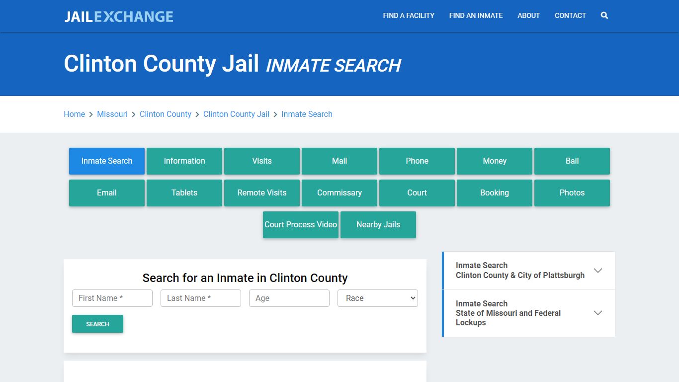 Clinton County Jail, MO Inmate Search: Roster & Mugshots